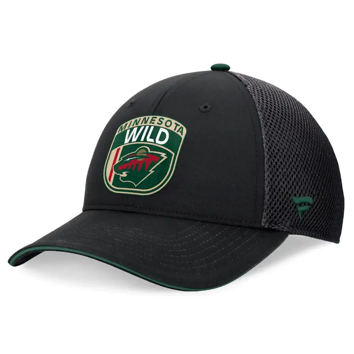 Minnesota Wild Casquette filet repêchage LNH 2024 noire