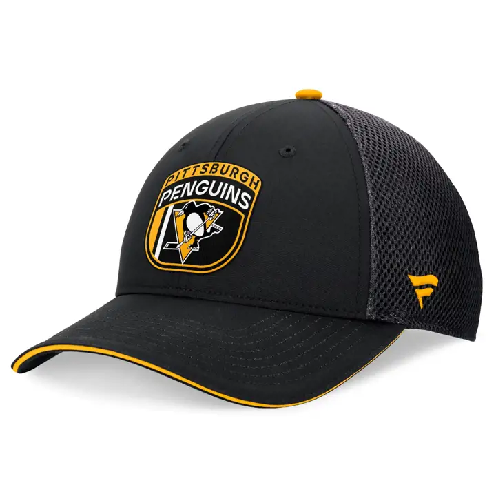 Casquette filet Pittsburgh Penguins Repêchage LNH 2024 noire