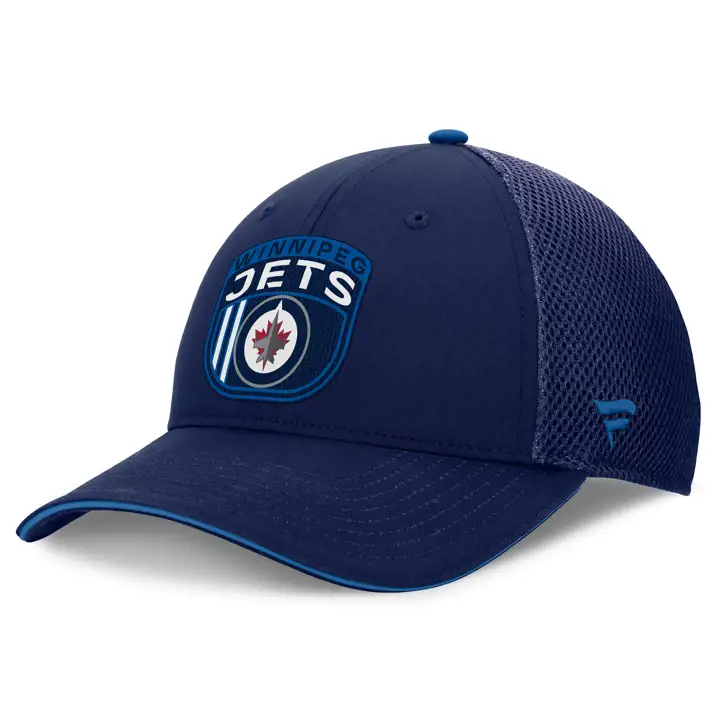 winnipeg jets 2024 NHL Draft Trucker Bleu marine