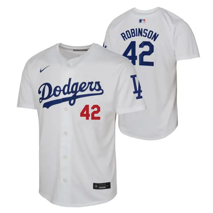 Maillot enfant DODGERS MLB Coop Player Jackie Robinson blanc