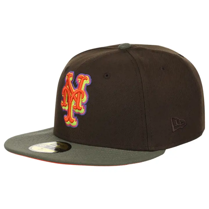 New York Mets MLB Hip-Hop Golden Age 59FIFTY brn/ grn/ org