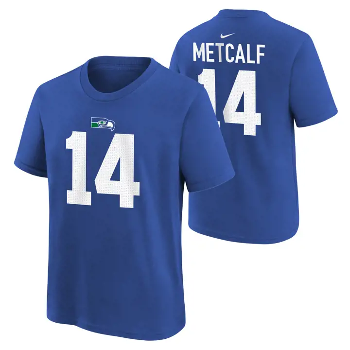 T-shirt NFL Rétro N&N Seattle Seahawks Enfant DK Metcalf rbl