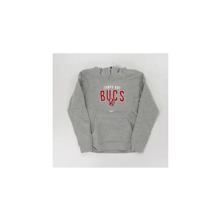 Sweat à capuche avec logo rétro des Buccaneers de Tampa Bay pour jeunes NFL gris