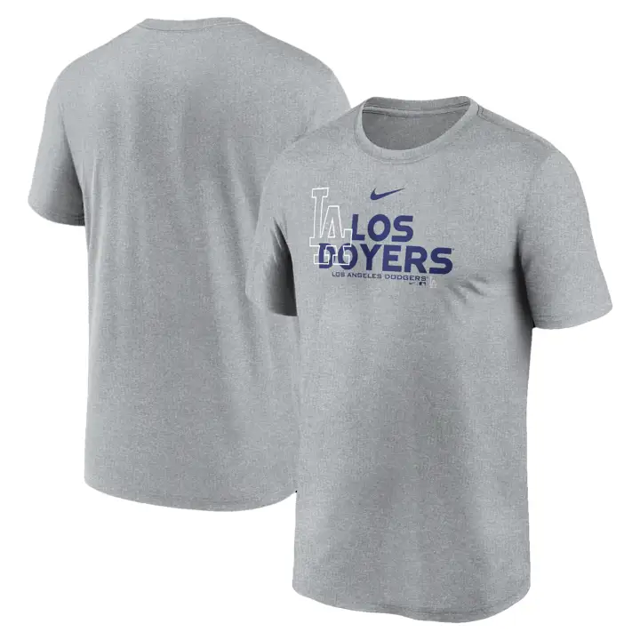 T-shirt Los Angeles Dodgers MLB Primetime Local gry