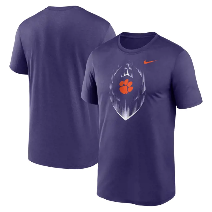 T-SHIRT DRI-FIT LÉGENDE ICONIQUE CLEMSON TIGERS NCAA 24 PUR