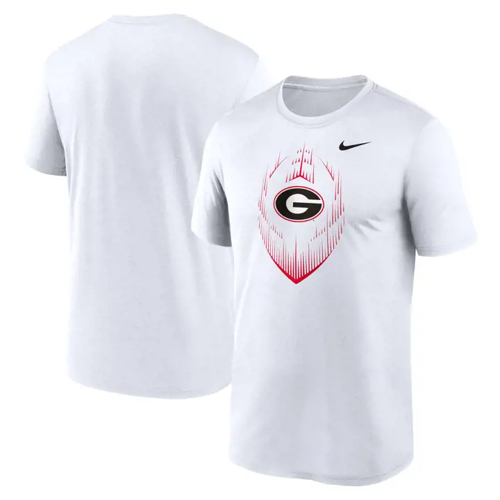 T-SHIRT DRI-FIT LÉGENDE ICÔNE NCAA GEORGIA BULLDOGS 24 GRIS