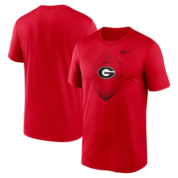 TEE-SHIRT NIKE DRI-FIT ICON LÉGENDE NCAA GEORGIA BULLDOGS 24 ROUGE