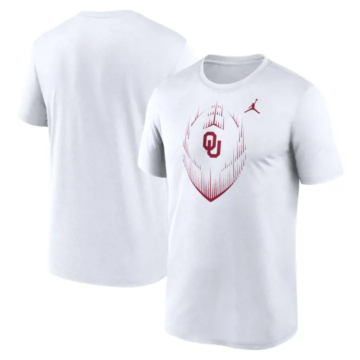 T-SHIRT DRI-FIT ICON LÉGENDE NCAA OKLAHOMA SOONERS 24 BLANC