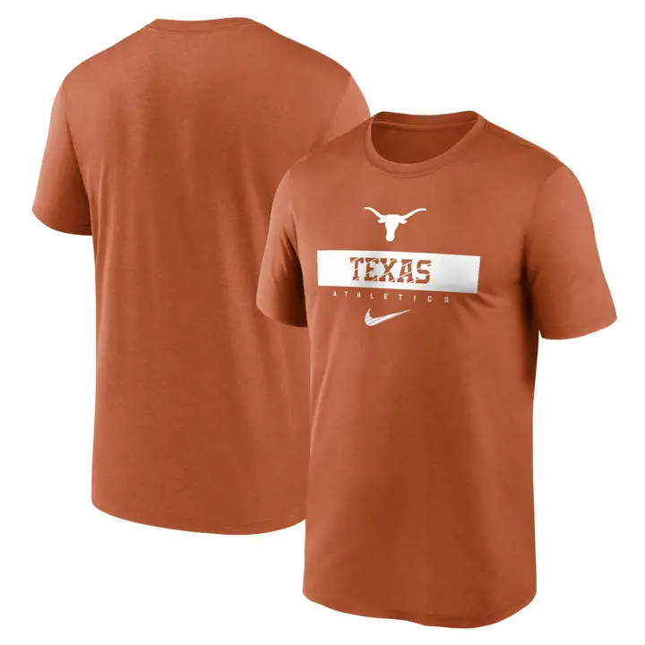 T-SHIRT NCAA DRIFIT LEGEND OFFICIEL DE L'ÉQUIPE TEXAS LONGHORNS 24 ORG