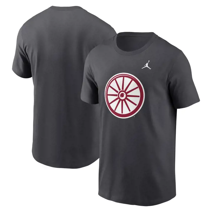 T-SHIRT OKLAHOMA SOONERS NCAA COTTON ALT LOGO 24 ANTHRACITE