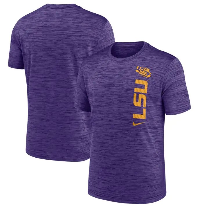T-SHIRT L.S.U. NCAA DRIFIT VELOCITY 24 VIOLET