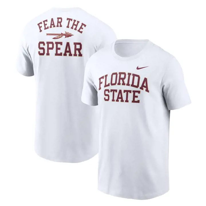 T-SHIRT FLUIDE FLORIDA STATE SEMINOLES NCAA SLOGAN CAMPUS COTTON 24