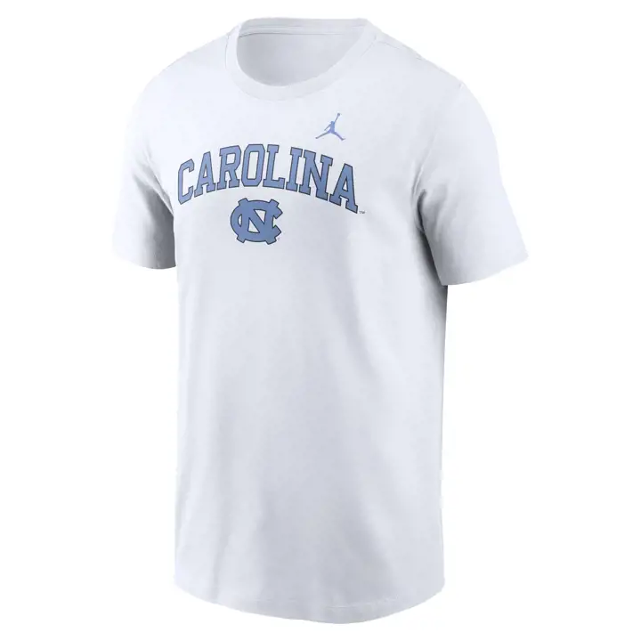 T-SHIRT DE CAMPUS À SLOGAN EN COTON NCAA NORTH CAROLINA TAR HEELS 2