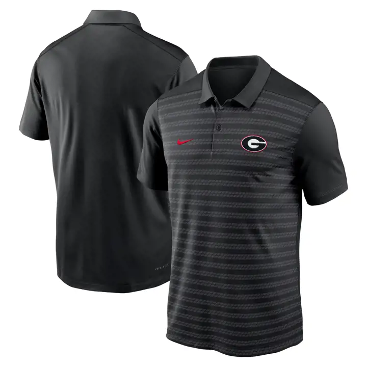 POLO VICTORY NIKE DRI-FIT NCAA GEORGIA BULLDOGS 24 NOIR