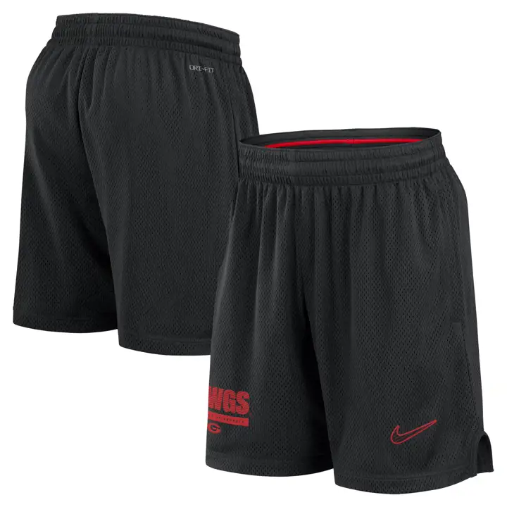 SHORT EN MAILLE DRI-FIT NCAA GEORGIA BULLDOGS 24 BLK