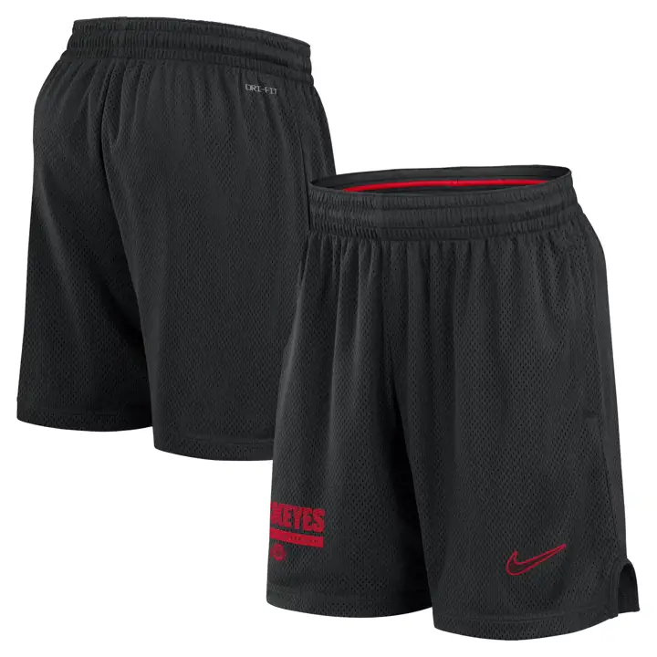 Short en maille DRIFIT NCAA OHIO STATE BUCKEYES 24 BLK