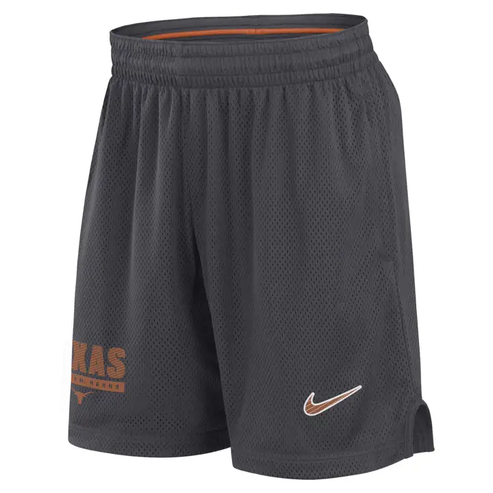 SHORT EN MESH DRI-FIT TEXAS LONGHORNS NCAA 24 ANTHRACITE