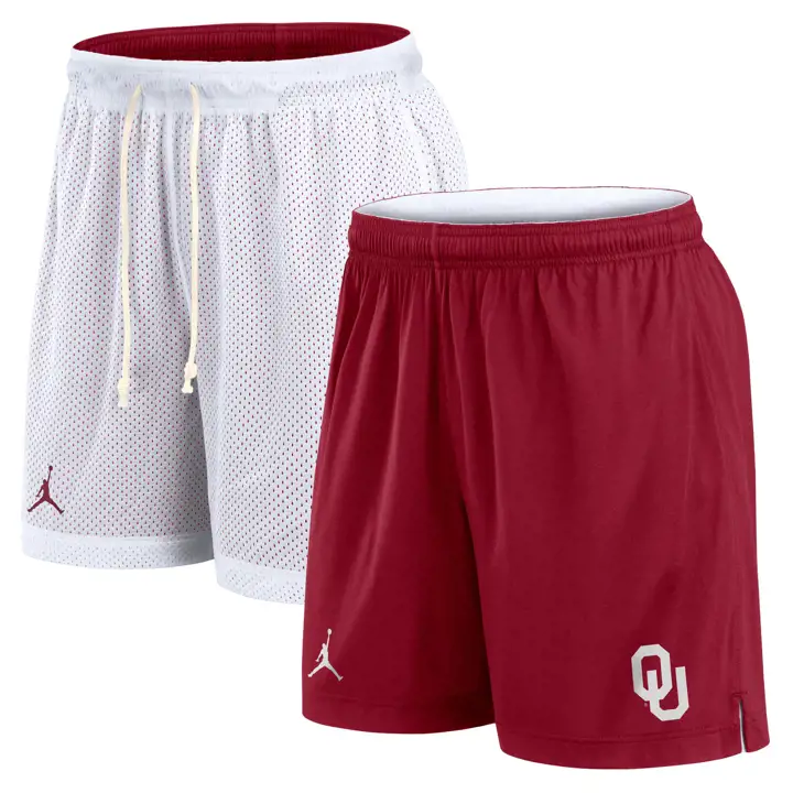 OKLAHOMA SOONERS NCAA SHORT RÉVERSIBLE24 BLNC