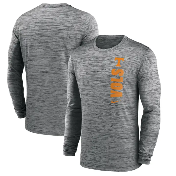 TENNESSEE VOLUNTEERS NCAA T-SHIRT MANCHES LONGUES DRI-FIT VELOCITY 24 GRFONC