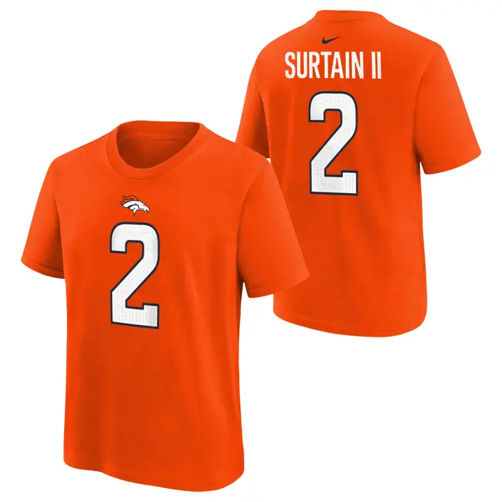 T-shirt Enfant NFL Broncos de Denver N&N Joueur ORG Patrick Surtain