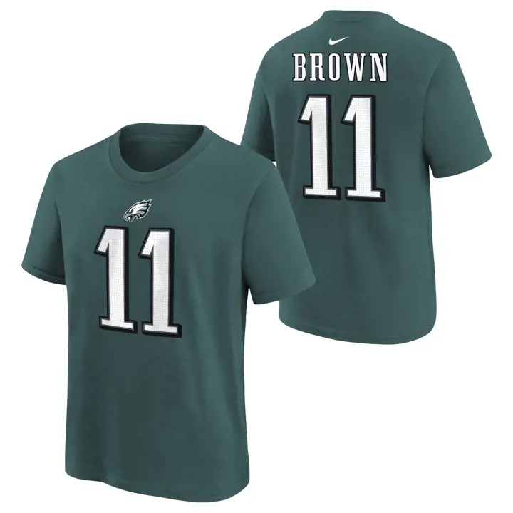 T-shirt Enfant NFL Philadelphia Eagles Joueur N&N TEAL AJ Bro