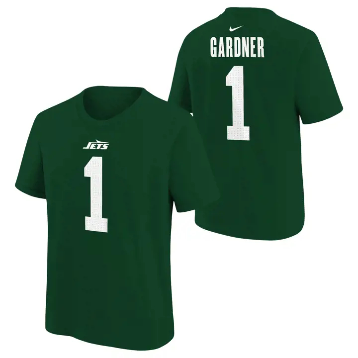 New York Jets NFL T-shirt Jeunesse N&N Joueur GRN Sauce Gardner
