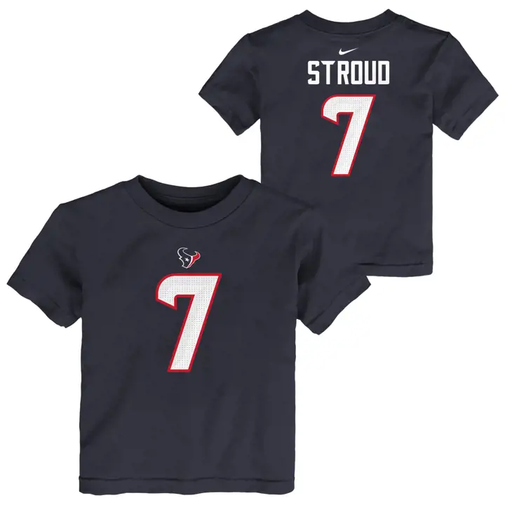 T-shirt NFL enfant Houston Texans N&N Player BLEU MARINE CJ Stroud