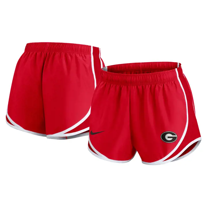 SHORT TEMPO FEMME NCAA GEORGIA BULLDOGS 24 ROUGE