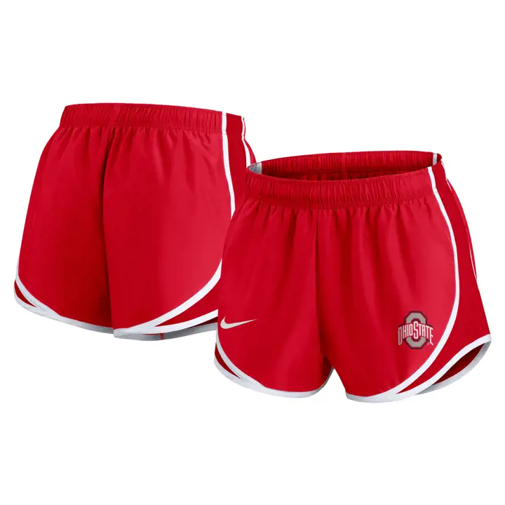 OHIO STATE BUCKEYES NCAA WOMEN'S TEMPO SHORT 24 ROUGE