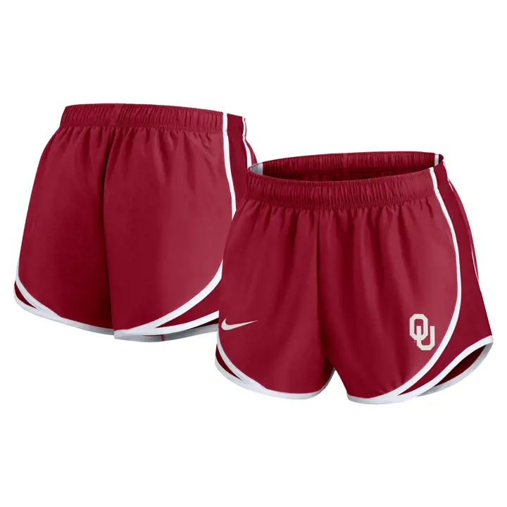SHORT TEMPO NCAA FEMME OKLAHOMA SOONERS 24 CRIMSON