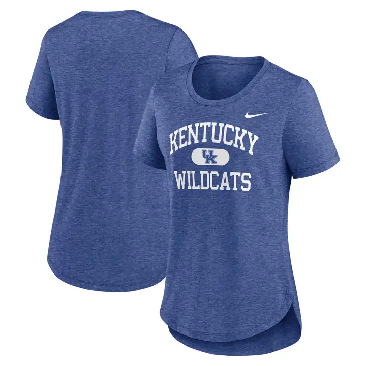 KENTUCKY WILDCATS T-SHIRT CLASSIQUE FEMME TRIBLEND NCAA 24 RBL