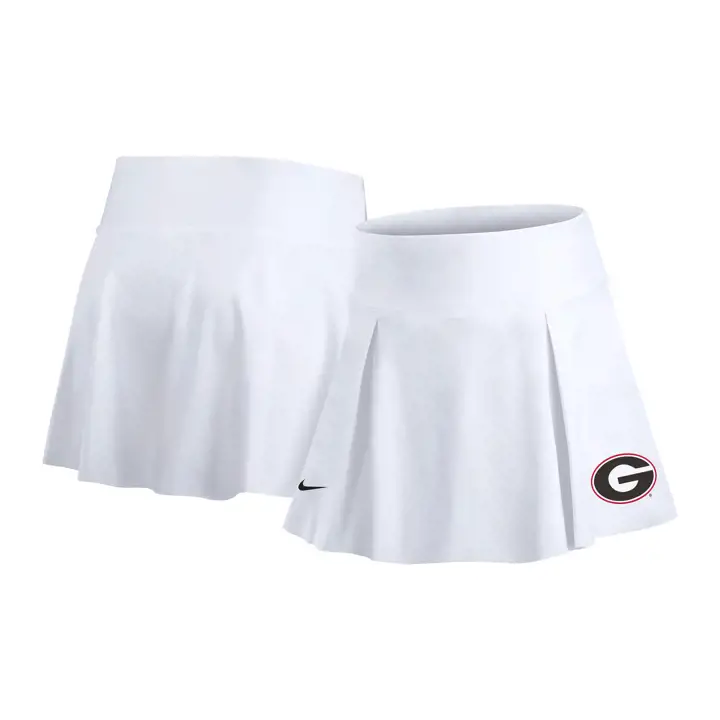 GEORGIA BULLDOGS NCAA JUPE-SHORT DE TENNIS FEMME 24 BLANC