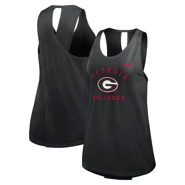 GEORGIA BULLDOGS Débardeur Femme Prime Time NCAA 24 ROUGE