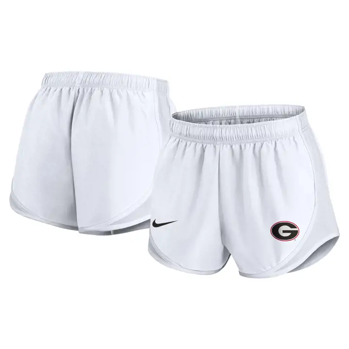 SHORT TEMPO FEMME NCAA GEORGIA BULLDOGS 24 BLANC