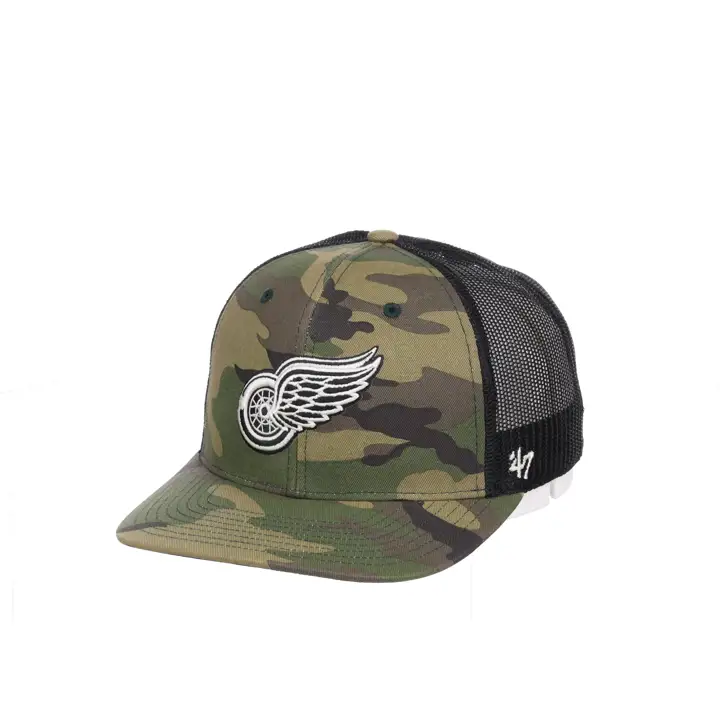 Casquette trucker camouflage NHL des Red Wings de Detroit