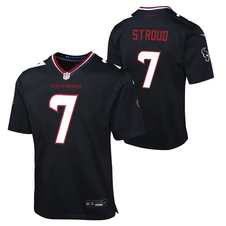 Maillot de match NFL Houston Texans pour jeune ENFANT Marine CJ Stroud