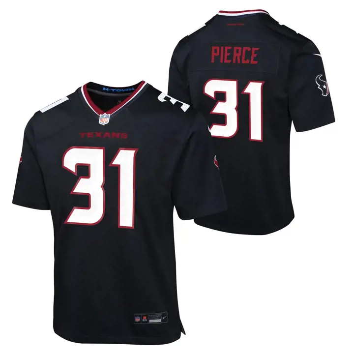 Maillot de match NFL Houston Texans pour jeune (garçon) BLEU MARINE Dameon Pierce