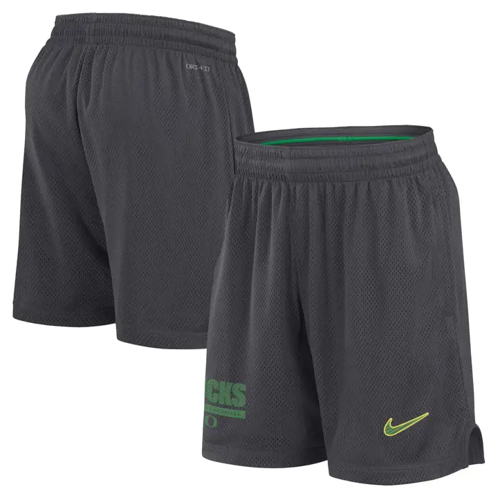 Short en mesh Nike Dri-FIT NCAA Oregon Ducks 24 noir