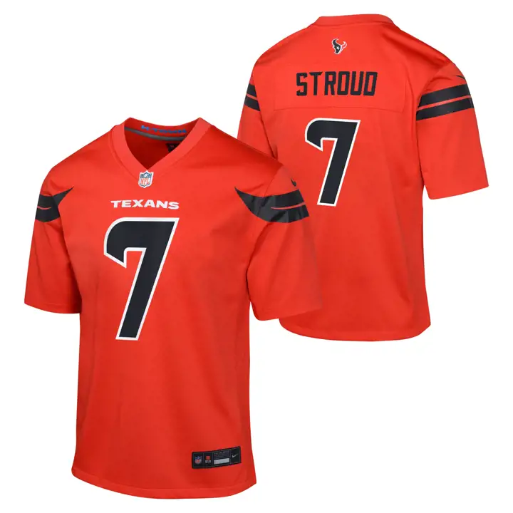 Maillot de match NFL Houston Texans pour jeune – Rouge CJ Stroud