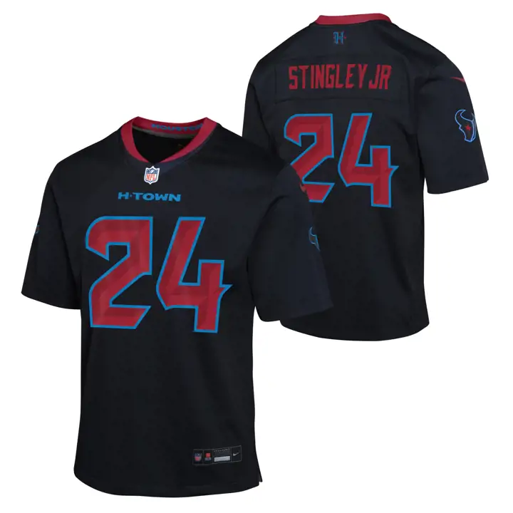 Houston Texans NFL Maillot Jeunesse ALT 2 Match BLEU MARINE Derek Stingley