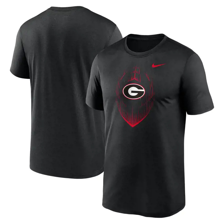 T-SHIRT DRI-FIT LÉGENDE ICÔNE NCAA GEORGIA BULLDOGS 24 ANTHRAC