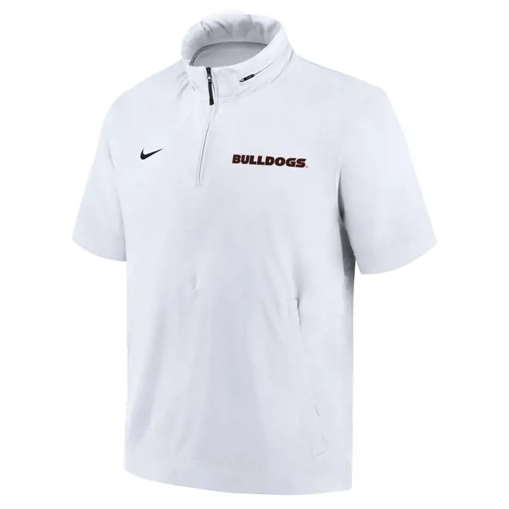 GEORGIA BULLDOGS NCAA SS VESTE ENTRAÎNEURS 24 BLANC