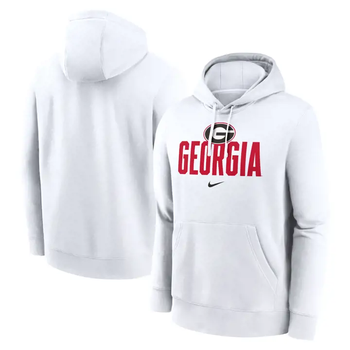 Sweat à capuche en molleton Georgia Bulldogs NCAA Club 24 BLN