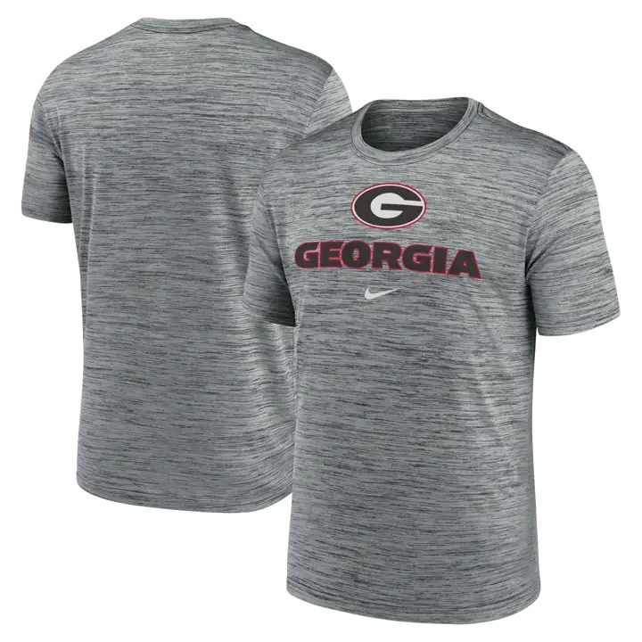 T-SHIRT DRIFIT VELOCITY NCAA GEORGIA BULLDOGS 24 GRIS FNCÉ