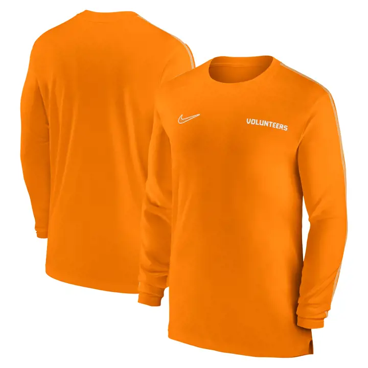 T-SHIRT MANCHES LONGUES EN TISSU DRI-FIT DE L'ÉQUIPE TENNESSEE VOLUNTEERS NCAA – ÉDITION 2024 (ORIGINAL)
