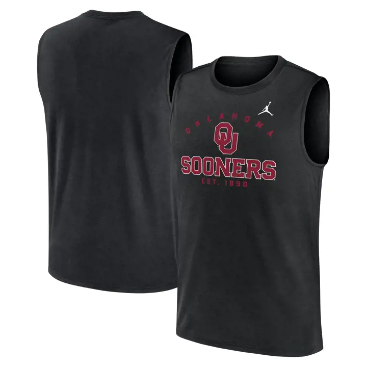 OKLAHOMA SOONERS NCAA DÉBARDEUR DRI-FIT LEGEND 24 NOIR