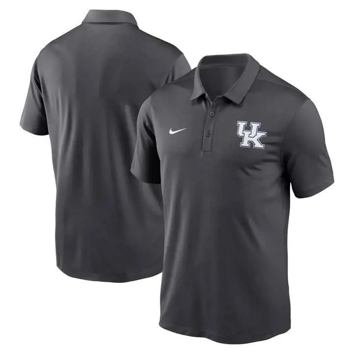POLO KENTUCKY WILDCATS NCAA FRANCHISE 24 ANTHRACITE