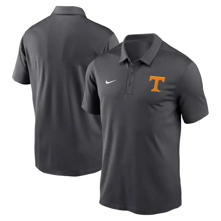 Tennessee Volunteers NCAA FRANCHISE POLO 24 ANTHRACITE