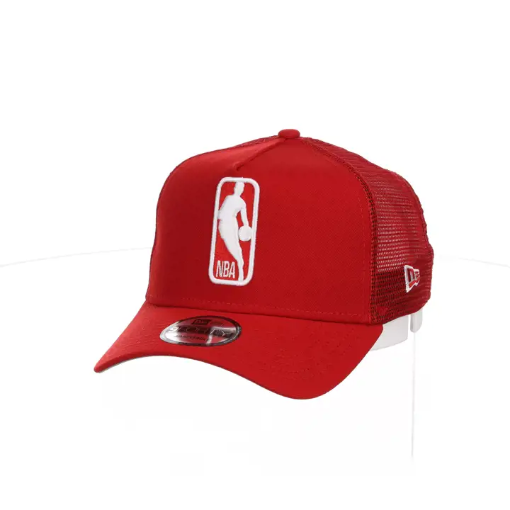 NBA Casquette réglable 9FORTY Trucker rouge/ rouge/ gris Logo Man NBA