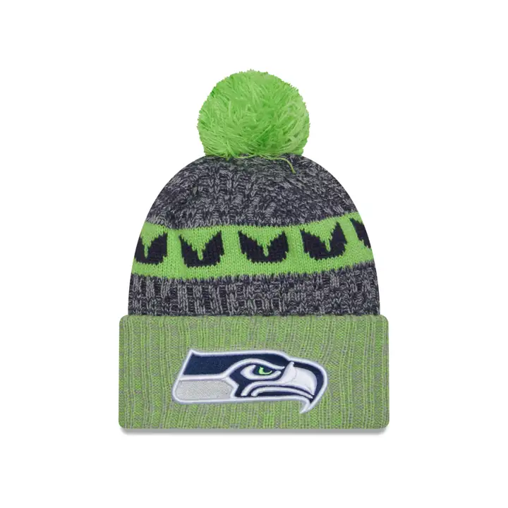 Seattle Seahawks NFL 23 Sideline Bobble Knit bleu/ vert